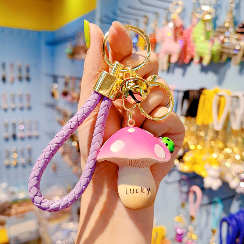 Wholesale Luminous Lucky Mushroom Keychains